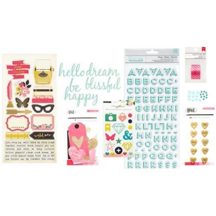 January 2016 Embellishment Scrapbook Kit
