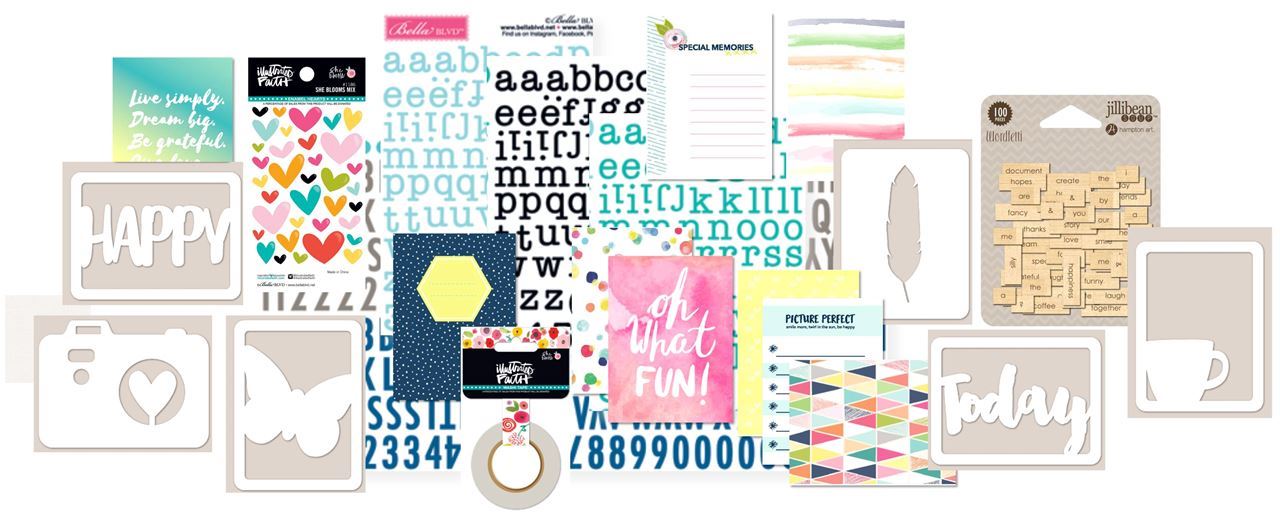 May 2016 Project Life Scrapbook Kit Hip Kit Club Scrapbook Kit Club