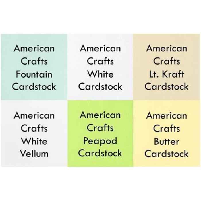 May 2016 Cardstock Scrapbook Kit