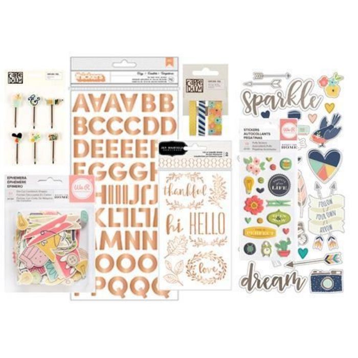 October 2016 Embellishment Scrapbook Kit