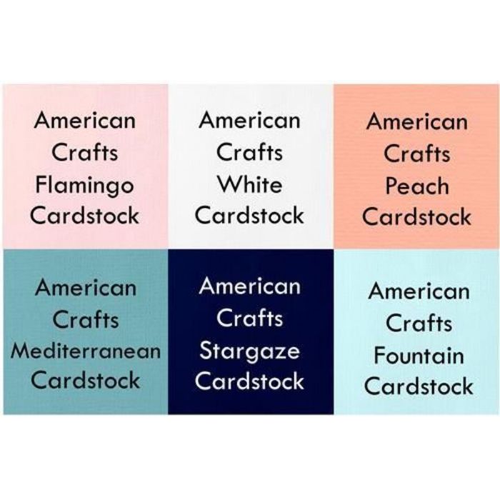 October 2016 Cardstock Scrapbook Kit