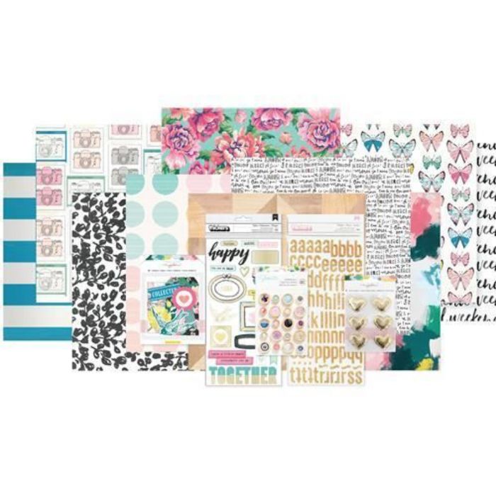 December 2023 Hip Kit Club Main Scrapbook Kit - Exclusive Cozy Adventures  Collection - Hip Kit Club Scrapbook Kit Club