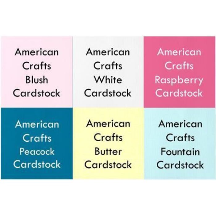 February 2017 - Cardstock Scrapbook Kit