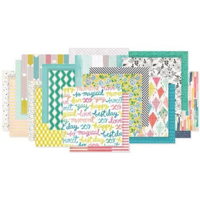 August 2017 Hip Kit Club Paper Scrapbook Kit 