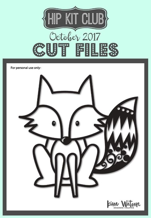 October 2017 - Kim Watson Fox - Cut Files