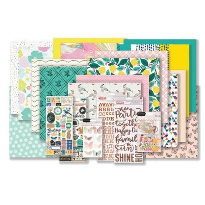 December 2023 Hip Kit Club Main Scrapbook Kit - Exclusive Cozy Adventures  Collection - Hip Kit Club Scrapbook Kit Club