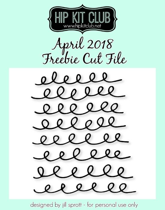 April 2018 - Jill Sprott - Doodles - Cut Files - Silhouette Cricut