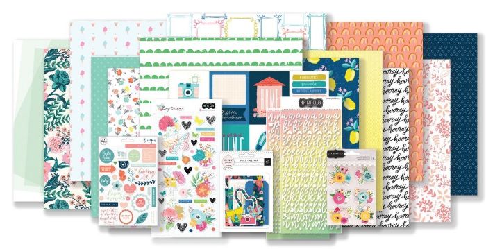 April 2018 Hip Kit Club Main Scrapbooking Kit