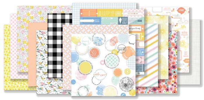 June 2018 Hip Kit Club Paper Scrapbook Kit