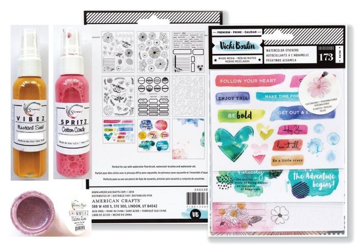 September 2018 Hip Kit Club Color Scrapbooking Kit