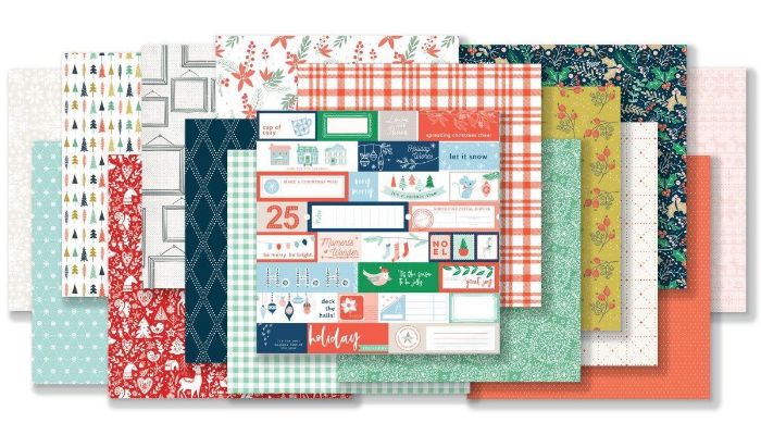 December 2018 Hip Kit Club Paper Scrapbook Kit 