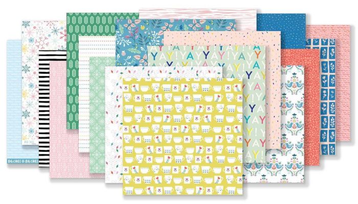 January 2019 Hip Kit Club Paper Scrapbook Kit