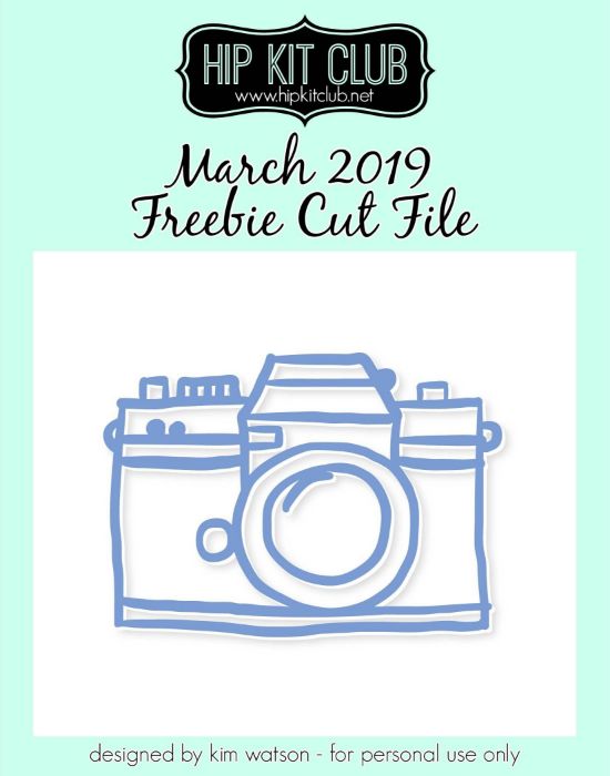 March 2019 - Kim Watson - Camera - Silhouette Cricut
