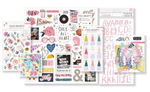May 2019 Hip Kit Club Embellishment Scrapbook Kit
