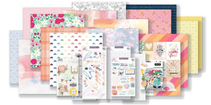 July 2019 Hip Kit Club Main Scrapbook Kit