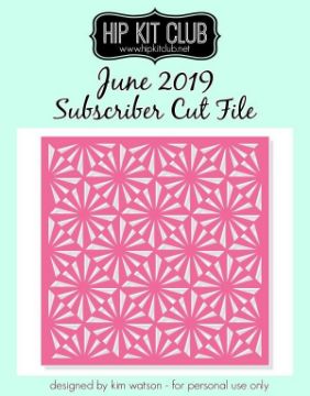 June 2019 - Starburst Squares Cut File