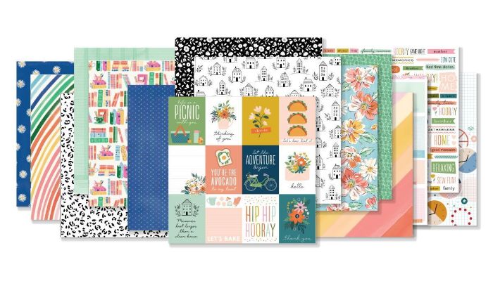 September 2019 Hip Kit Club Paper Scrapbook Kit