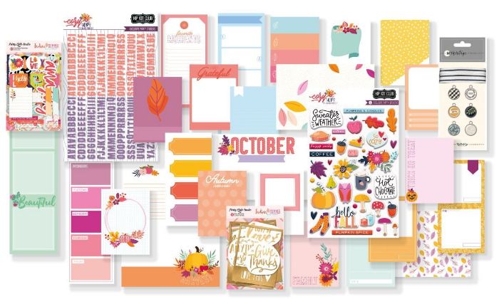 October 2019 Hip Kit Club Pocket Life Scrapbook Kit