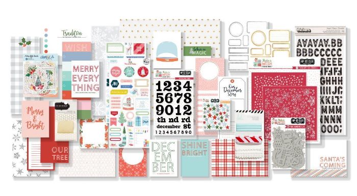 2019 Hip Kit Club December Documented Scrapbook Kit