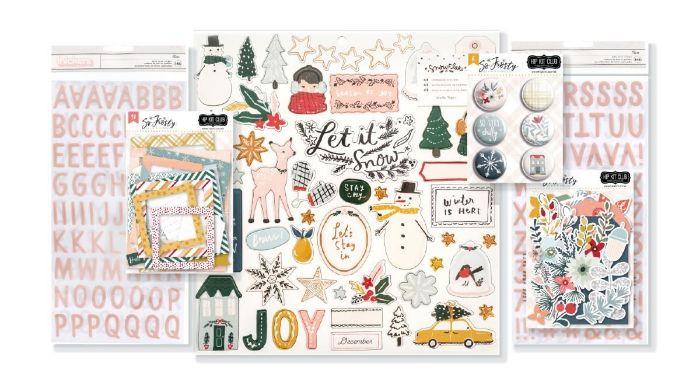 December 2019 Hip Kit Club Embellishment Scrapbook Kit