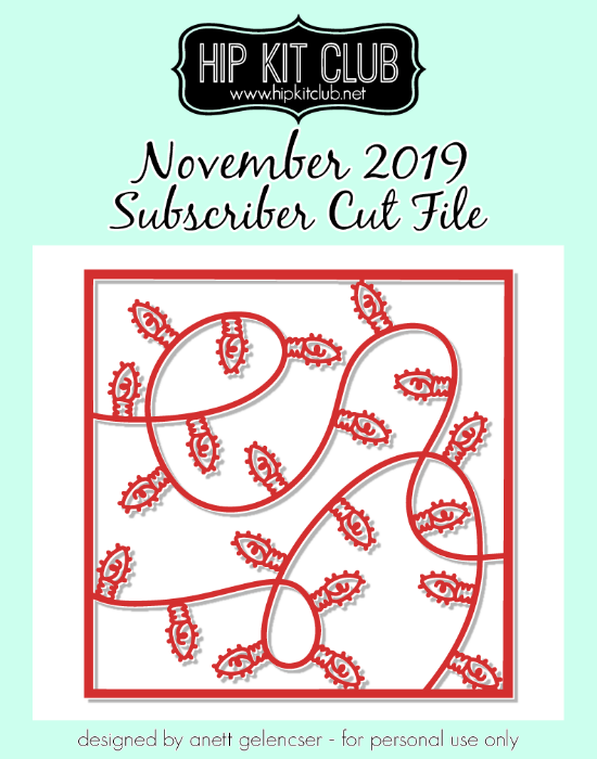 November 2019 - Anett Gelencser - Xmas Lights - Silhouette Cricut Cameo