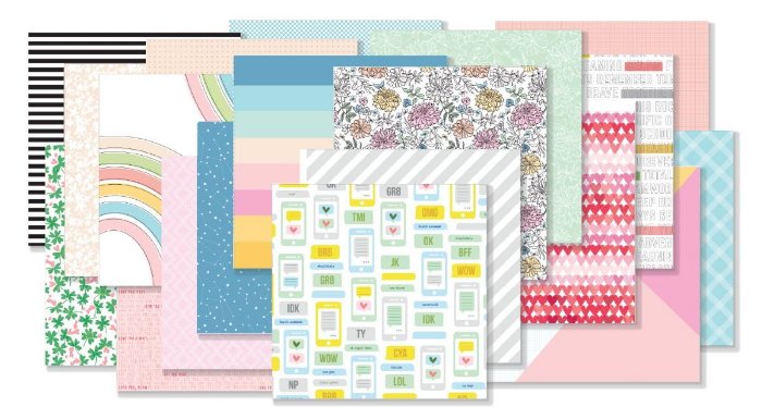 January 2020 Hip Kit Club Paper Scrapbook Kit