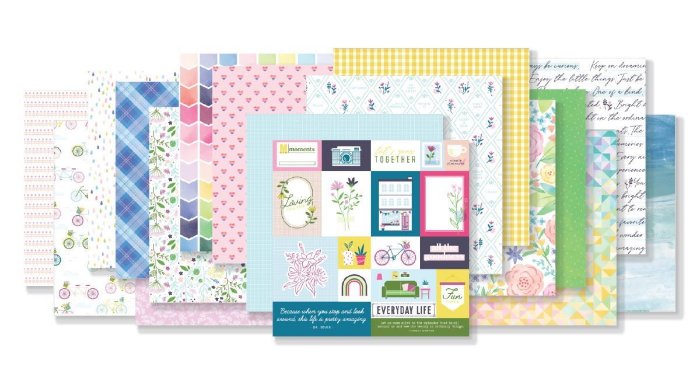 February 2020 Hip Kit Club Paper Scrapbook Kit