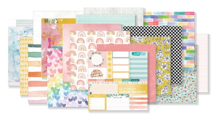 March 2020 Hip Kit Club Paper Scrapbook Kit