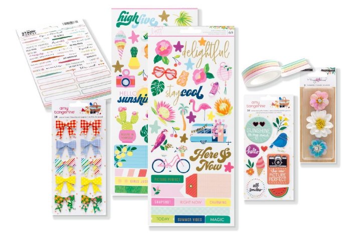 May 2020 Hip Kit Club Embellishment Scrapbook Kit