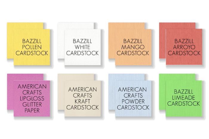 July 2020 Hip Kit Club Cardstock Scrapbook Kit