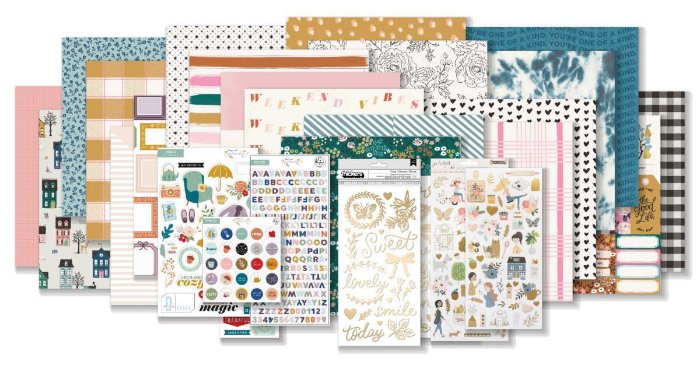 Hip Kit Club Monthly Subscription - Perfectly Coordinated Scrapbooking Kits  with Exclusive Products - Hip Kit Club Scrapbook Kit Club