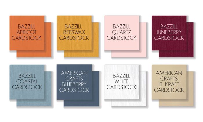 October 2020 Hip Kit Club Cardstock Scrapbook Kit