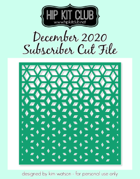 December 2020 - Ombre Star Background Cut Files