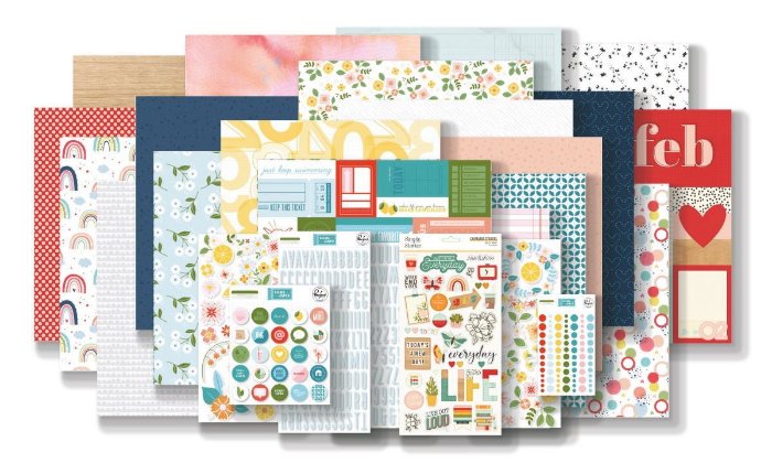 Hip Kit Club Monthly Subscription - Perfectly Coordinated Scrapbooking Kits  with Exclusive Products - Hip Kit Club Scrapbook Kit Club