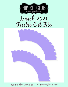 March 2021 - Cupcake Wrappers Cut File (Free when registered)
