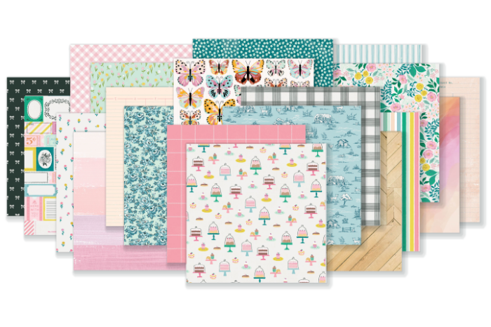 April 2021 Hip Kit Club Paper  Scrapbook Kit