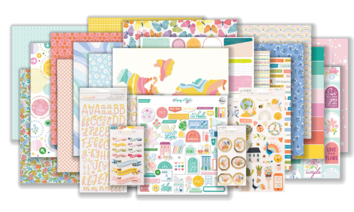 Hip Kit Club Monthly Subscription - Perfectly Coordinated Scrapbooking Kits  with Exclusive Products - Hip Kit Club Scrapbook Kit Club