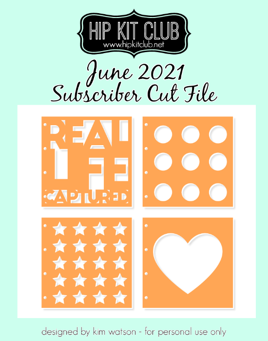 June 2021 - Kim Watson - Mini Album 1 - Silhouette Cricut Cameo