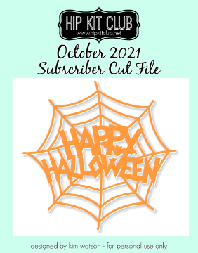 October 2021 - Happy Halloween Cut File