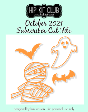 October 2021 - Mummy Bats Ghost Cut File