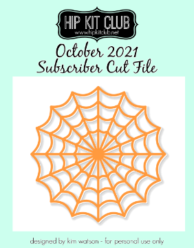 October 2021 - Spider Web Cut File