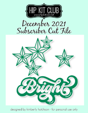 December 2021 - Bright Stars Cut File