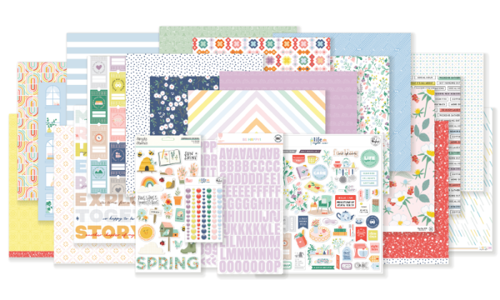 March 2022 Hip Kit Club Main Scrapbook Kit