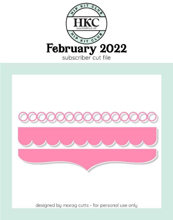 February 2022 - Morag Cutts - Borders - Silhouette Cricut Cameo