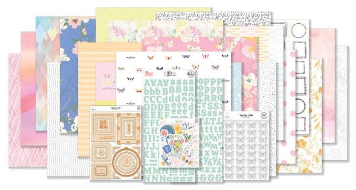 May 2022 Hip Kit Club Embellishment Scrapbook Kit