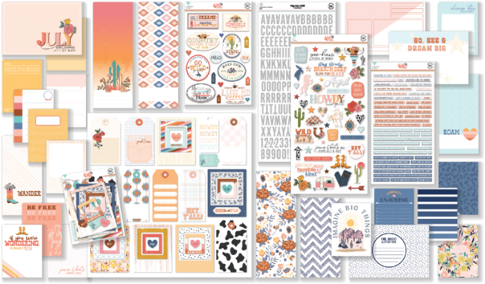 Hip Kit Club Monthly Subscription - Perfectly Coordinated Scrapbooking Kits  with Exclusive Products - Hip Kit Club Scrapbook Kit Club