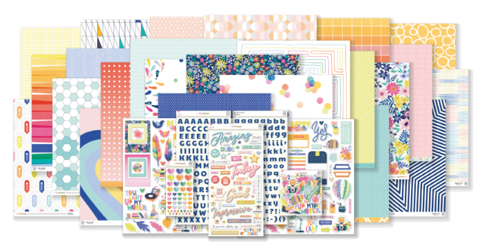 May 2022 Hip Kit Club Embellishment Scrapbook Kit