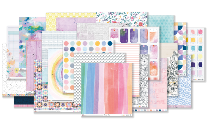 January 2024 Hip Kit Club Main Scrapbook Kit - Exclusive The Good Life  Collection - Hip Kit Club Scrapbook Kit Club