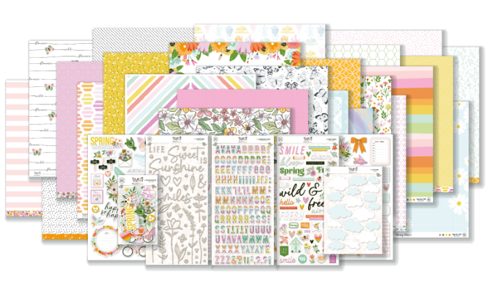 January 2023 Hip Kit Club Paper Scrapbook Kit