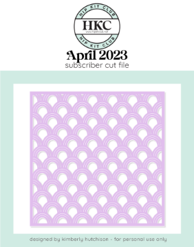 April 2023 - Rainbow Scallop Cut File